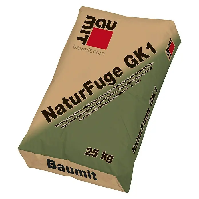 Baumit Fugensand NaturFuge GK 1 - 25 kg, Fugenbreite: 3 mm - 8 mm, Körnung: 1 mm