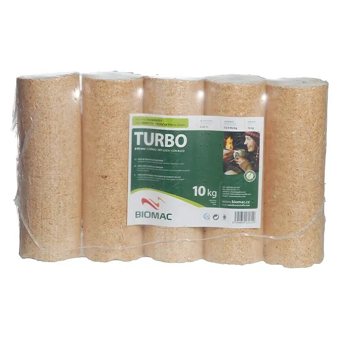 Biomac Holzbriketts - 10 kg, Nadelholz