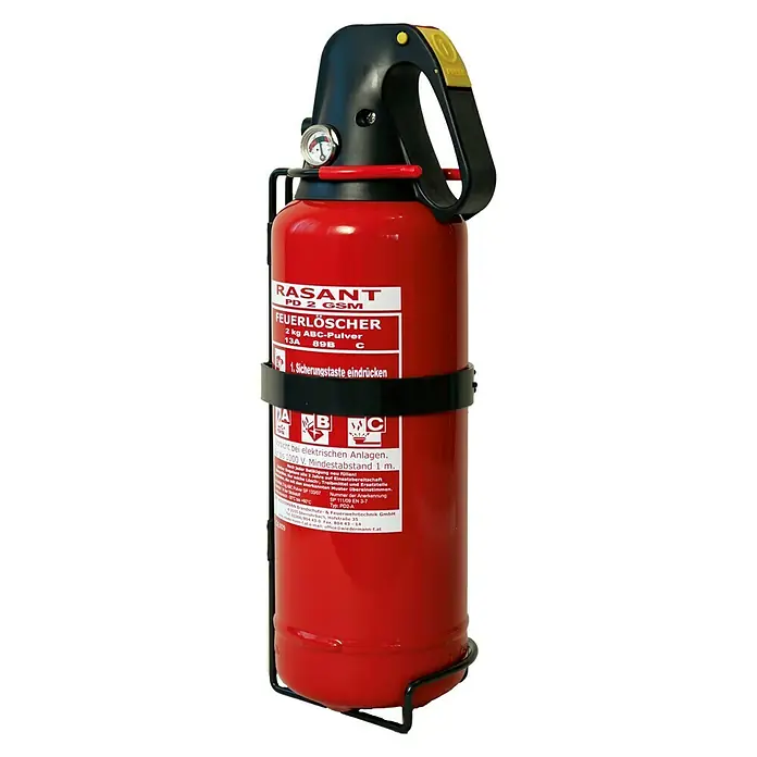 Rasant Feuerlöscher - 2 kg, Löschmittel: Pulver
