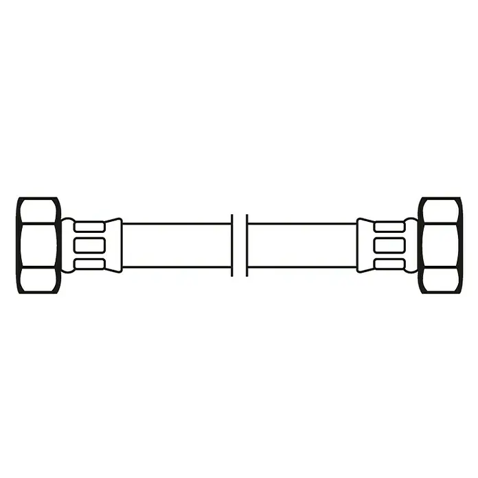 Flexo Anschlussschlauch - Anschlussart: Weiblich - Weiblich, Länge: 30 cm, ½″/½″