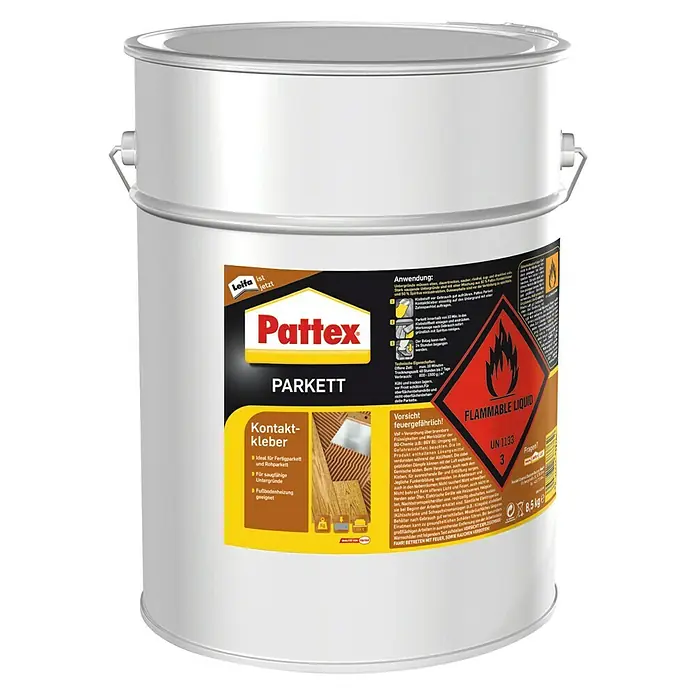 Pattex Kontaktkleber Parkett - 8,5 kg, Gebrauchsfertig