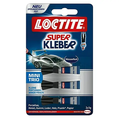 Loctite  Sekundenkleber Superkleber Mini Trio