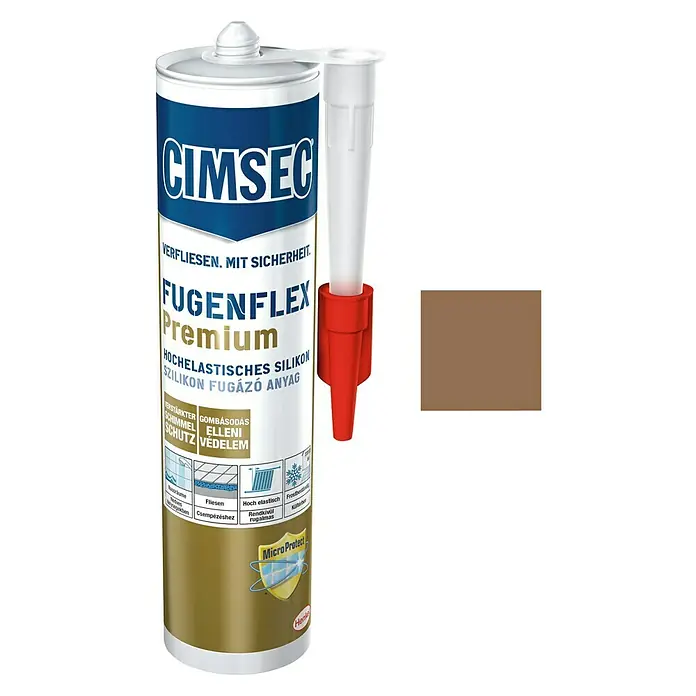 Cimsec Silikon-Fugenmasse Fugenflex Premium - Honig, 310 ml