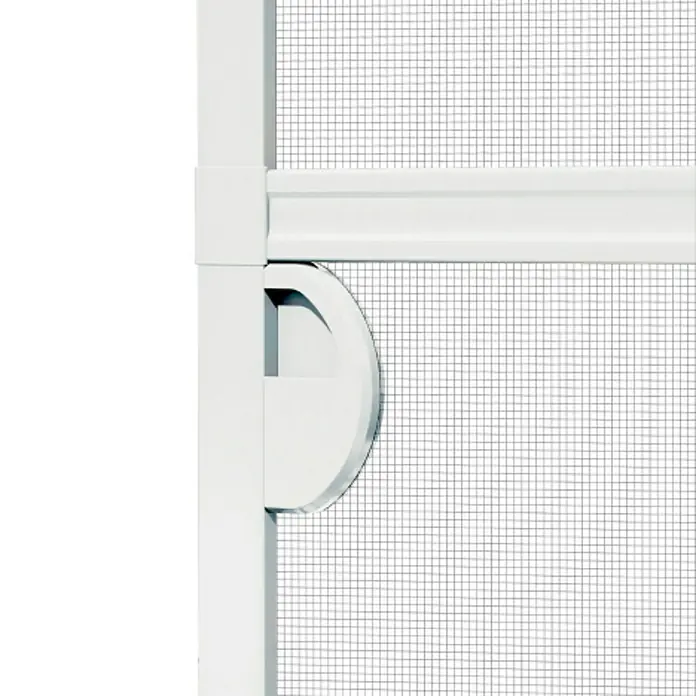 Windhager Insektenschutztür Spannrahmen Expert - 100 x 210 cm, Farbe Rahmen: Weiß, Farbe Gewebe: Anthrazit