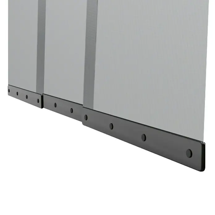 Windhager Insektenschutzvorhang Easy - 95 x 220 cm, Schwarz, Klebebefestigung, Terrassentür