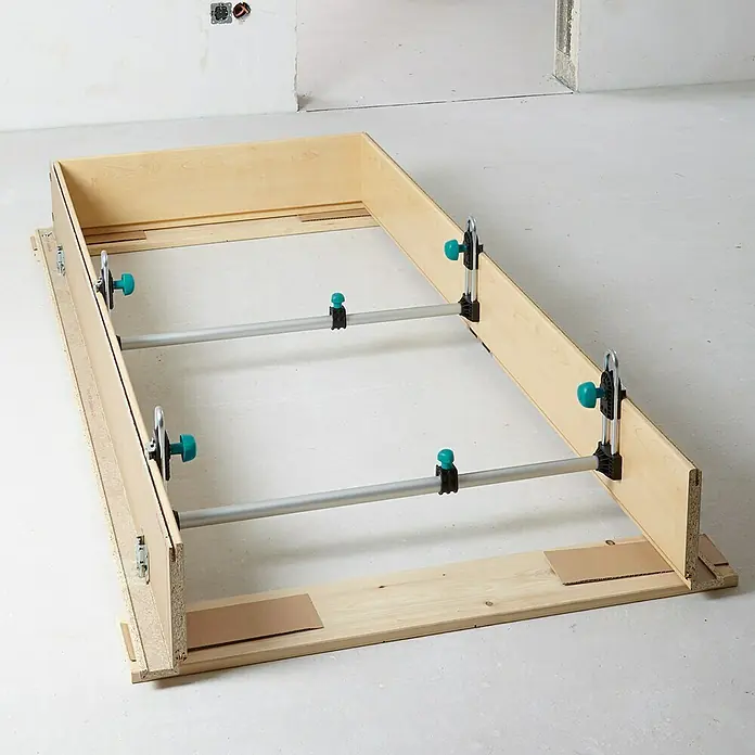 Wolfcraft Türfuttermontagestrebe Easy - Passend für: Türen mit 600 - 1.000 mm Breite