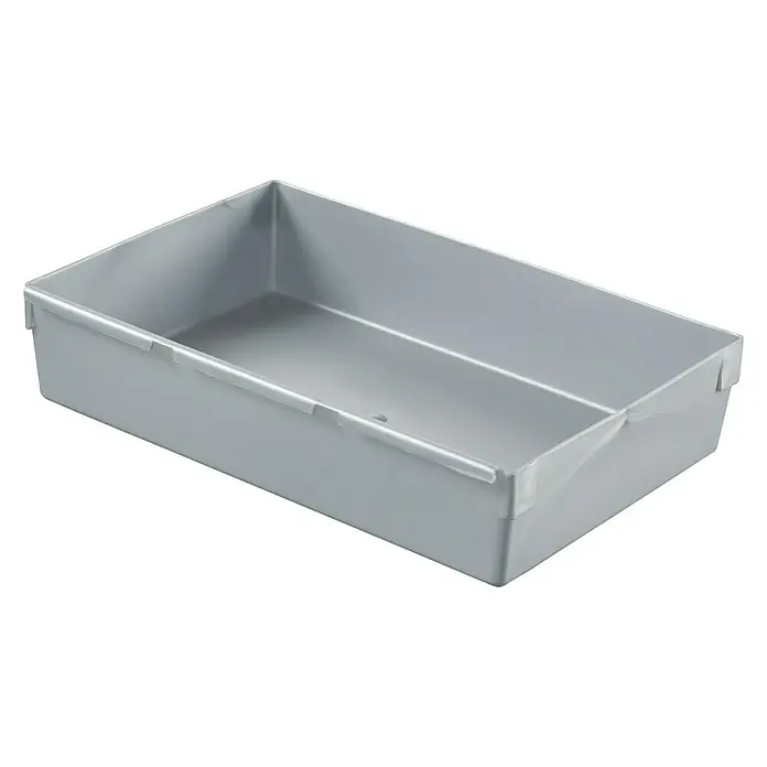 Curver Schubladeneinsatz - 23 x 15 x 5 cm, Silber, Kunststoff