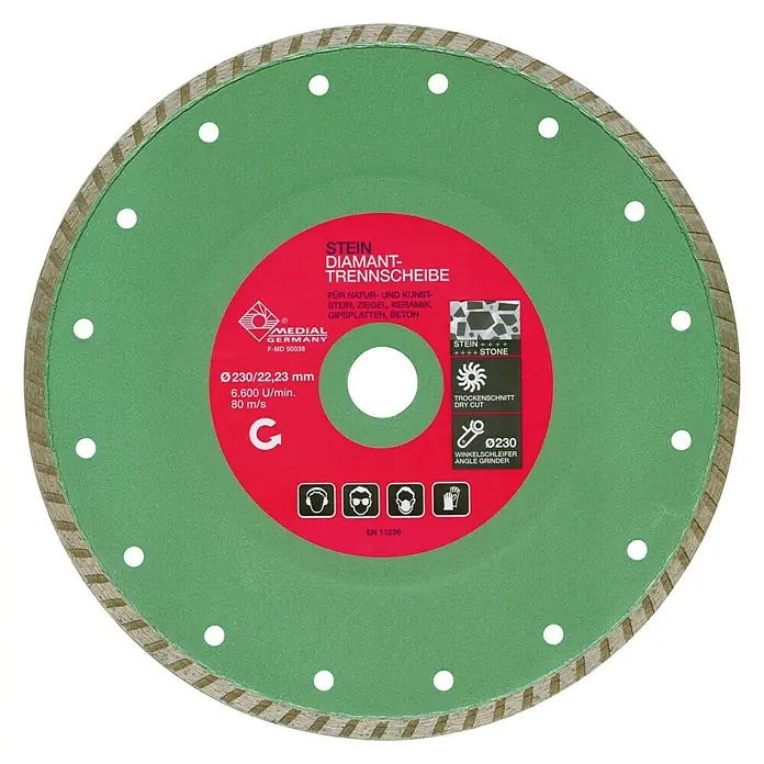 Alpha Tools Diamant-Trennscheibe - Durchmesser Scheibe: 230 mm, Geeignet für: Beton