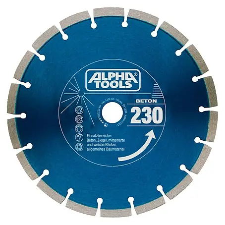 Alpha Tools  Diamant-Trennscheiben-Set