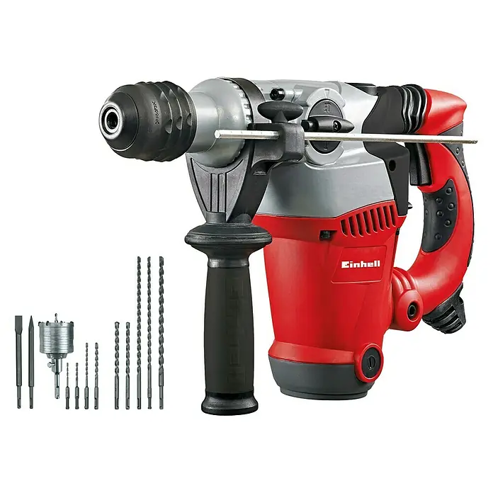 Einhell Expert Bohrhammer-Set RT-RH 32 Kit - 1.250 W, Leerlaufdrehzahl: 800 U/min, Einzelschlagstärke: 3,5 J