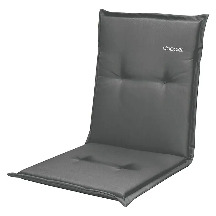 Doppler Gartenmöbel-Auflage Look - Anthrazit, L x B x H: 100 x 48 x 4 cm, Niederlehner, Polyester