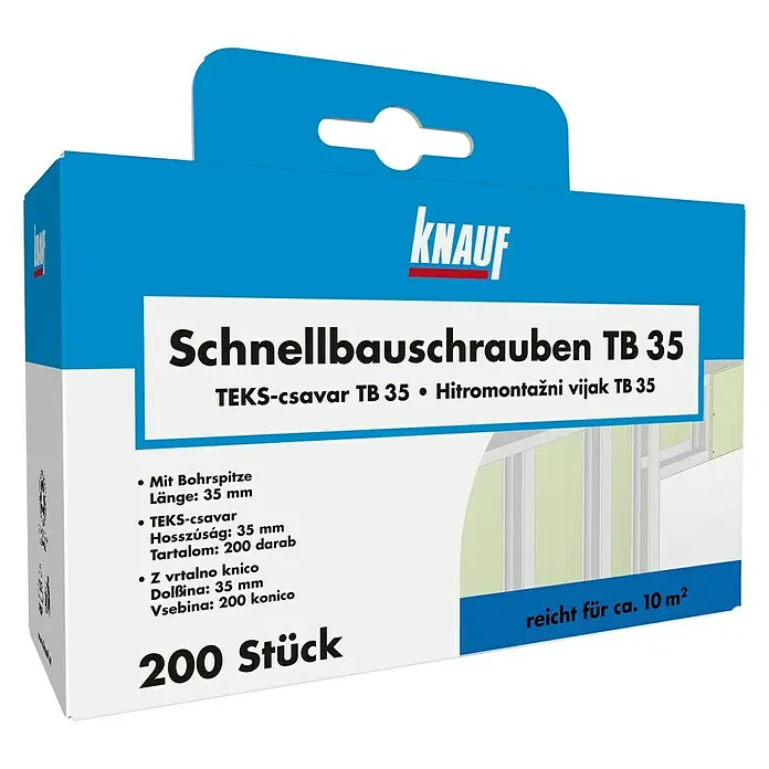 Knauf Schnellbauschraube TB - Durchmesser: 3,5 mm, Länge: 35 mm, 200 Stk.