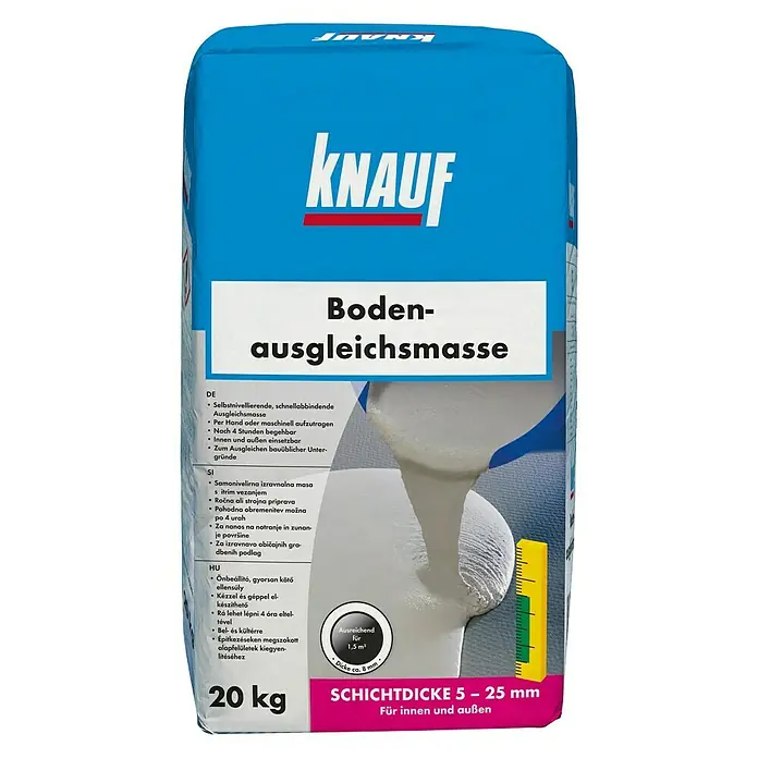 Knauf Bodenausgleichsmasse - 20 kg, Schichtdicke: 5 - 25 mm