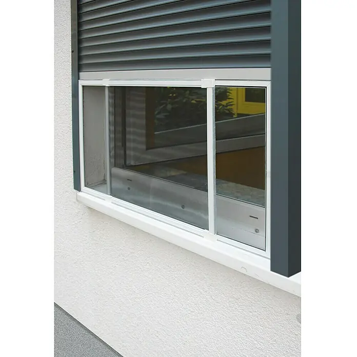 Schellenberg Insect Stop Insektenschutz-Teleskopvorhang - B x H: 75 x 50 cm, Farbe Gewebe: Anthrazit, Fenster