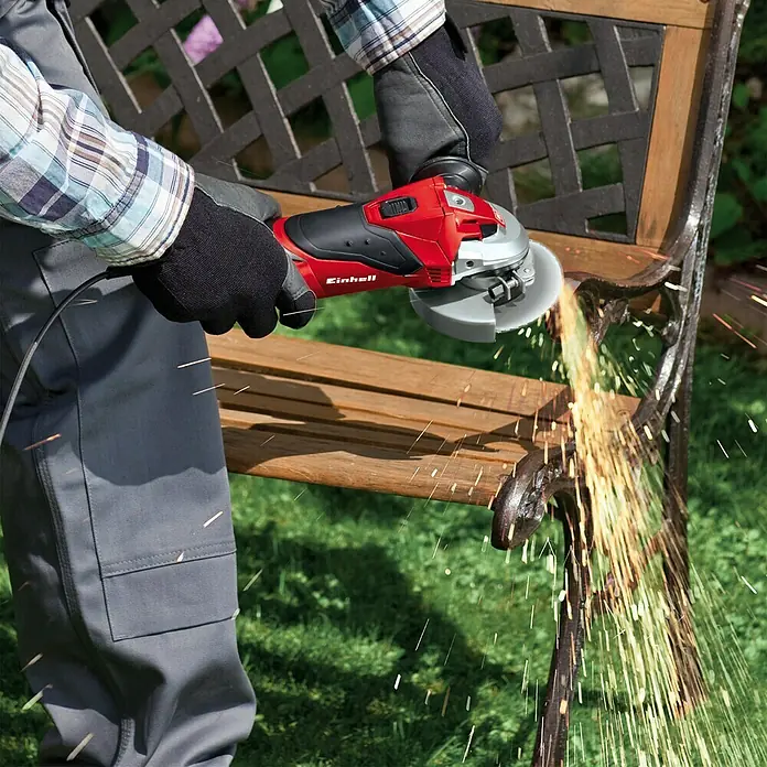 Einhell Winkelschleifer TE-AG 125/750 - 750 W, Durchmesser Scheibe: 125 mm, 12.000 U/min