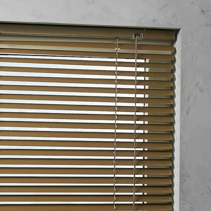 Expo Ambiente Jalousie - B x H: 160 x 175 cm, Braun, Aluminium - Detailaufnahme