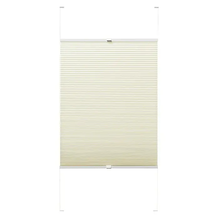 Expo Ambiente Wabenplissee - B x H: 40 x 130 cm, Beige, Tageslichtdurchlässig - Vorderansicht
