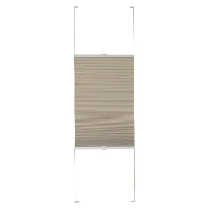 Expo Ambiente Wabenplissee - B x H: 70 x 130 cm, Sand, Verdunkelnd - Vorderansicht