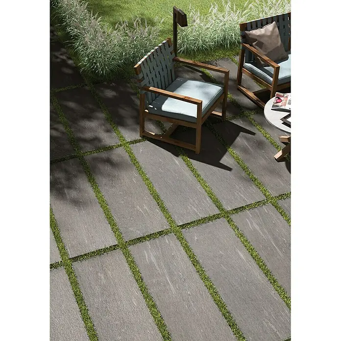 Esterno 20 T by Palazzo Pločica za terasu Davos - 40 x 120 x 2 cm, Greige, Mat