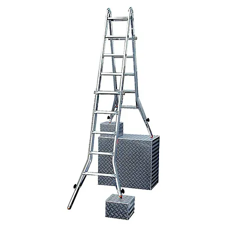 Krause  Sprossen-Gelenk-Teleskopleiter TeleVario