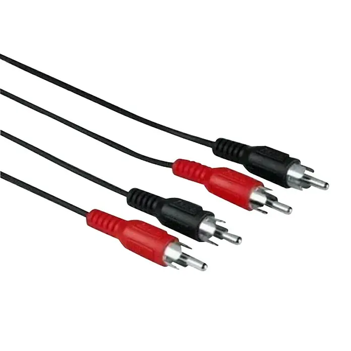 Hama Cinch-Kabel - 4 x Cinch-Stecker, 2,5 m - Vorderansicht