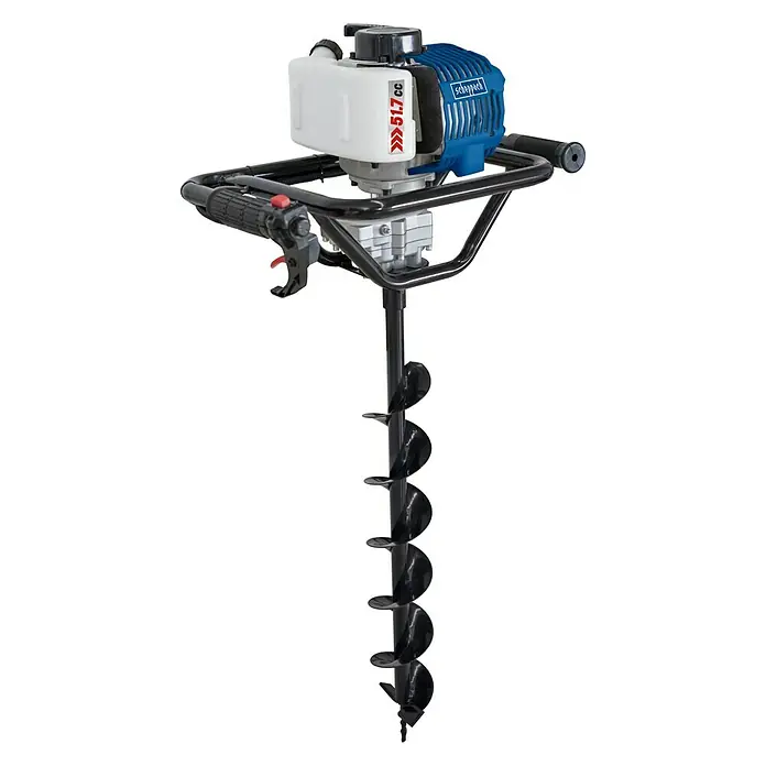 Scheppach Erdbohrer EB 1700 - Durchmesser Bohrer: 100/150/200 mm, Drehzahl Bohrer: 0 - 310 U/min - Vorderansicht