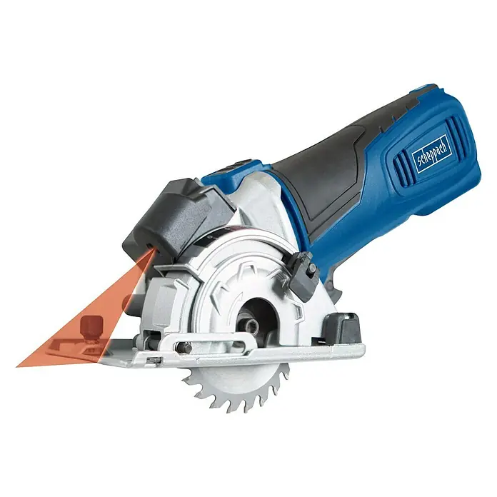 Scheppach Tauchsäge PL285 - 600 W, Sägeblatt: Ø 89 mm, 5.500 U/min - Vorderansicht