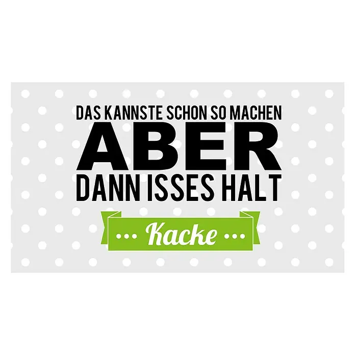 ProArt Type Hype Decopanel - Das kannste schon so machen ..., B x H: 30 x 15 cm - Vorderansicht