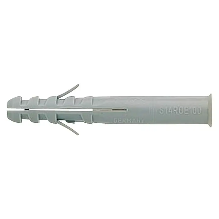 Dübel S 14 ROE 185 - Ø x L: 14 x 185 mm, 1 Stk., Mit Rand - Vorderansicht
