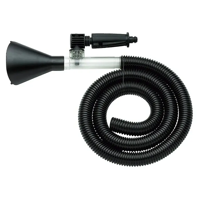 Nilfisk Aspirador de agua Set - Específico para: Limpiadoras de alta presión Nilfisk, Hidrolimpiadora de alta presión Nilfisk C 110.7-5 X-tra, Hidrolimpiadora de alta presión Nilfisk C 120.7-6 PC, Hidrolimpiadora de alta presión Nilfisk C 130.2-8 PCD, Hidrolimpiadora de alta presión Nilfisk C PG 130.2-8 PCDI X-tra, Hidrolimpiadora de alta presión Nilfisk D PG 130.4-9 X-tra, Hidrolimpiadora de alta presión Nilfisk D 140.4-9 PAD X-tra, Hidrolimpiadora de alta presión Nilfisk P 150.2-10 X-tra, Hidrolimpiadora de alta presión Nilfisk P 160.2-15 X-tra - Vista de perfil izquierdo