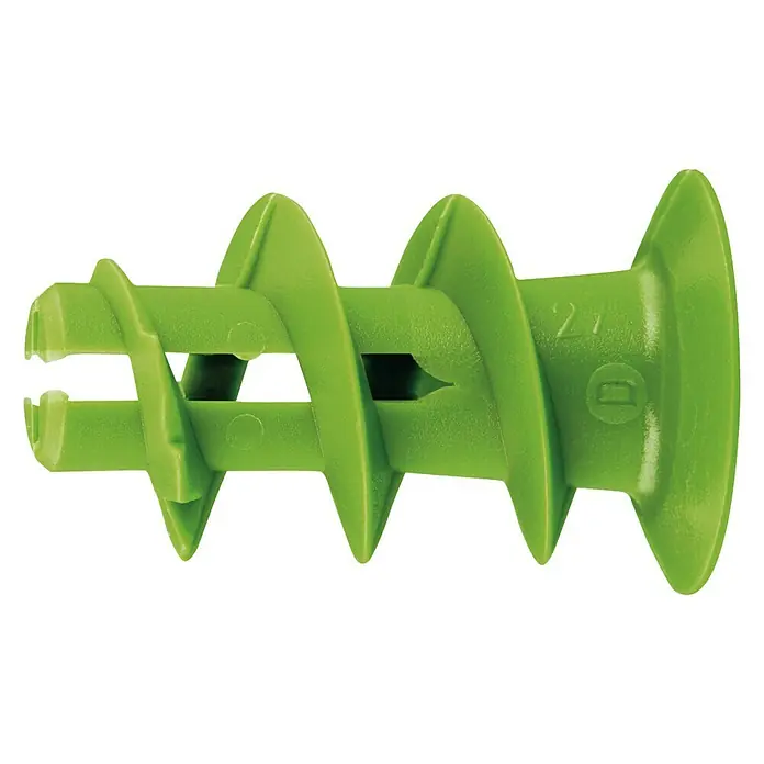 Fischer Greenline Gipskartondübel-Set S GREEN - Länge Dübel: 22 mm, 5 Stk., Spanplattenschraube
