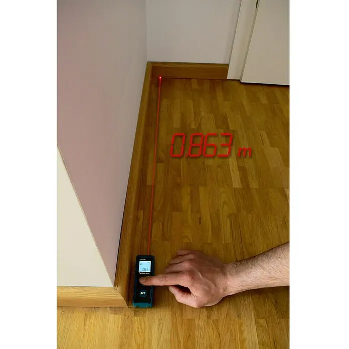 Wisent Laserski daljinomjer - Mjerni opseg: 0,2 - 20 m - Pogled sprijeda