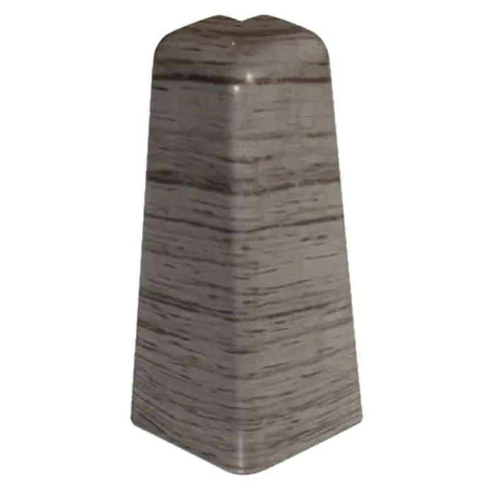 Egger Außenecke - Eiche Anthrazit, 2 Stk., Passend für: Egger Sockelleisten 17 x 60 mm - Ansicht von oben