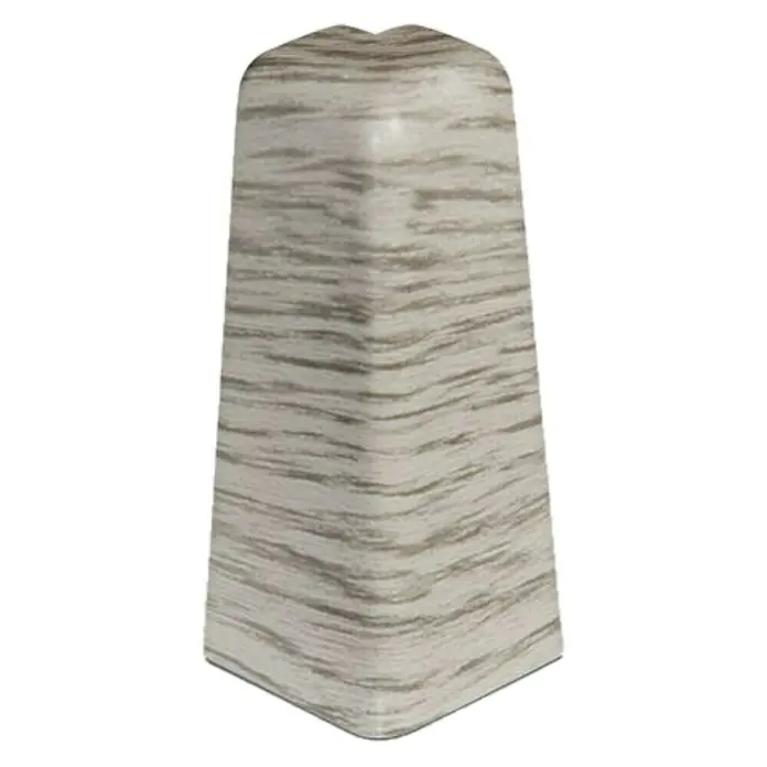 Egger Außenecke - Esche Grau, 2 Stk., Passend für: Egger Sockelleisten 17 x 60 mm - Ansicht von oben