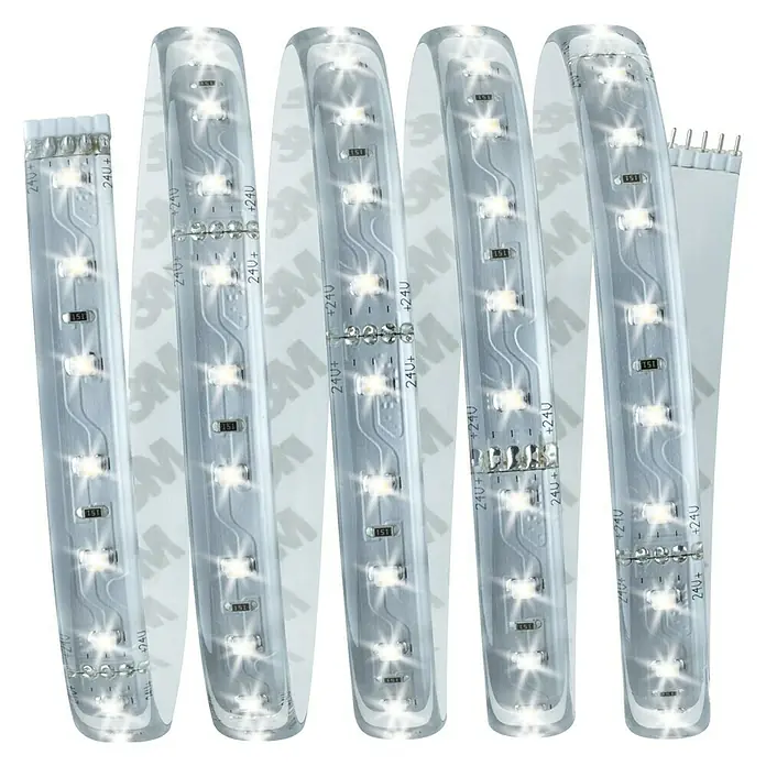 Paulmann LED-Band MaxLED Basisset 500 - 1,5 m, Tageslichtweiß, 8,5 W, Einsatzbereich: Wohnzimmer - Vorderansicht