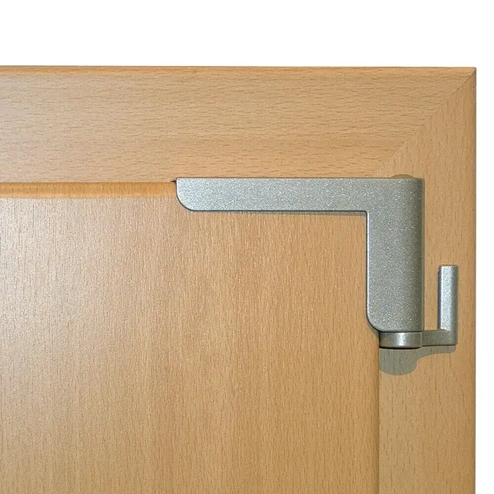 Abus Türschließer 2603 - Geeignet für: Innentüren, L x B: 125 x 70 mm, Links/Rechts, Silber