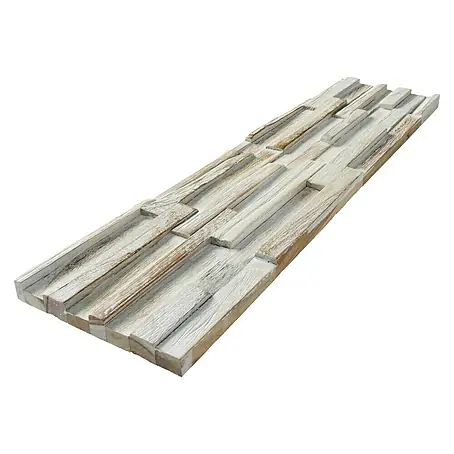 Holzpaneel Fineline White