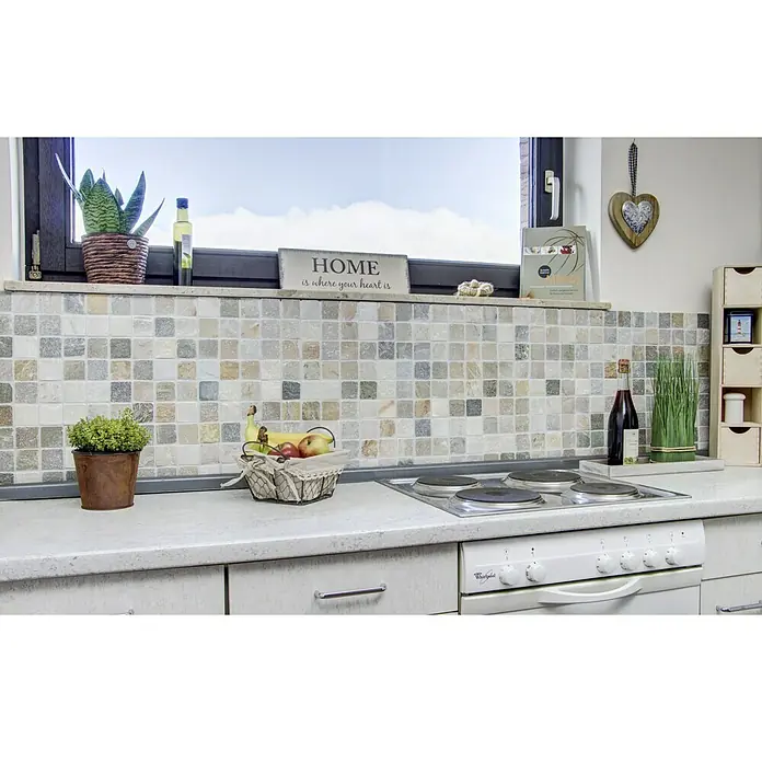 Mosaikfliese Mix XNT 46685 - 30,5 x 30,5 cm, Beige, Matt - Stimmungsaufnahme