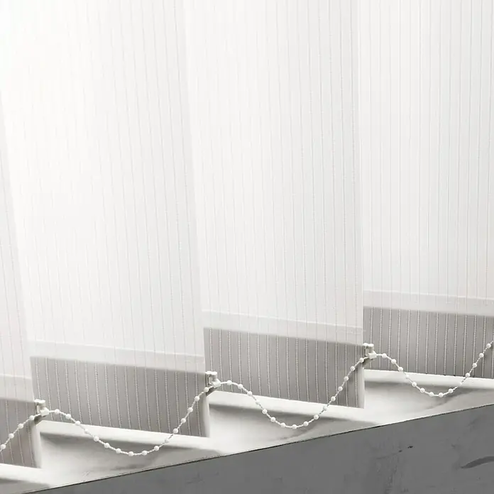 Expo Ambiente Lamellenvorhang - B x H: 100 x 240 cm, Weiß - Detailaufnahme
