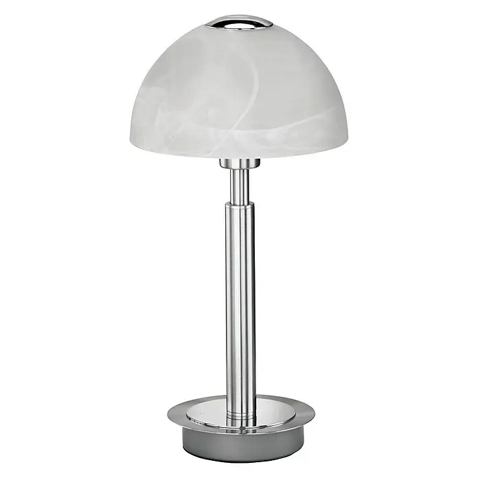 Paul Neuhaus Tischleuchte Verona - 28 W, L x B x H: 14 x 14 x 28 cm, Stahl, G9