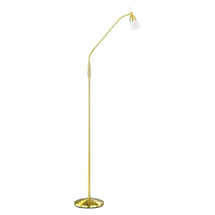 Paul Neuhaus Pino Stehleuchte - Warmweiß, Höhe: 163 cm, Messing, Weiß