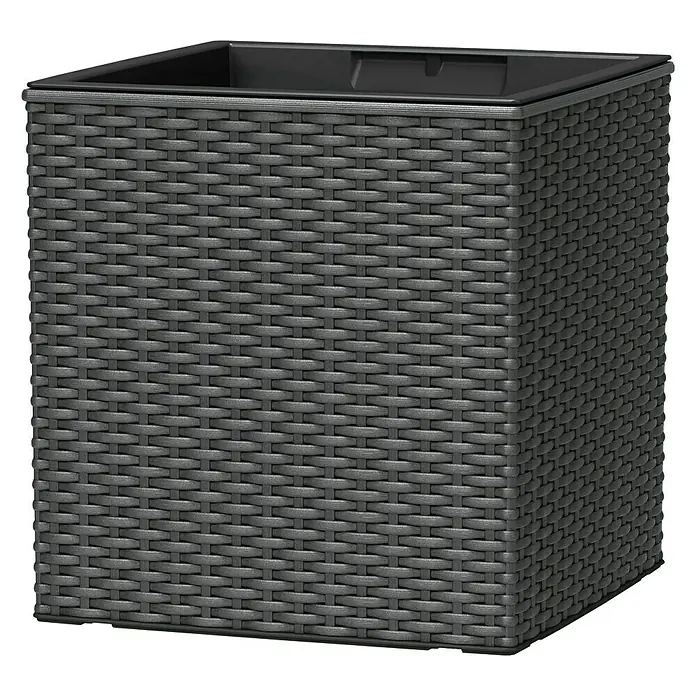 Poétic Casa Mesh Pflanzkasten Casa Mesh - Außenmaß (L x B x H): 30 x 30 x 31 cm, Kunststoff, Granit - Ansicht von oben