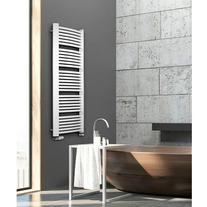 Camargue Badheizkörper Kastor - 58 x 160 cm, 1.103 W, Weiß - Stimmungsaufnahme