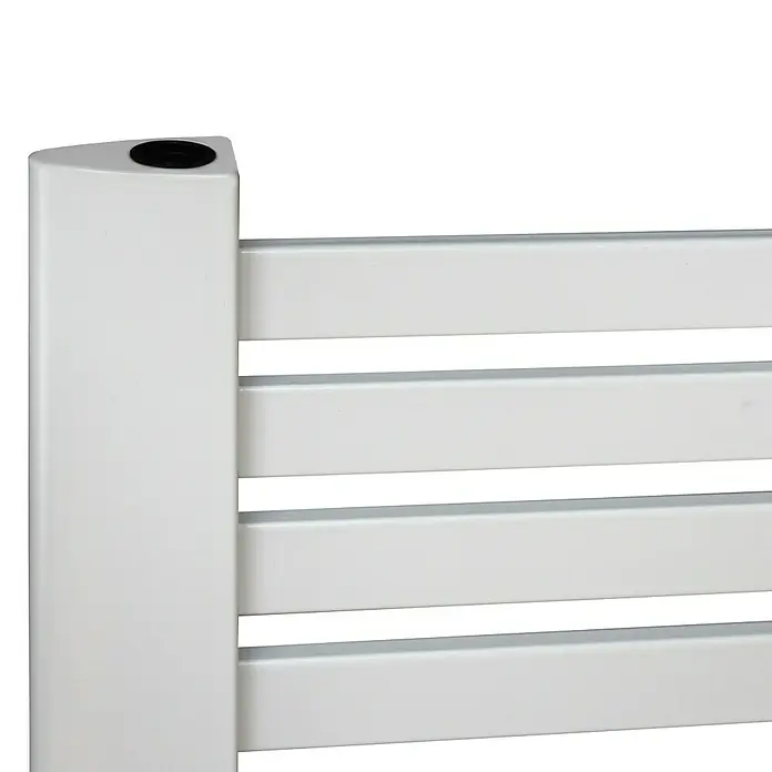 Camargue Badheizkörper Kastor - 58 x 160 cm, 1.103 W, Weiß - Detailaufnahme