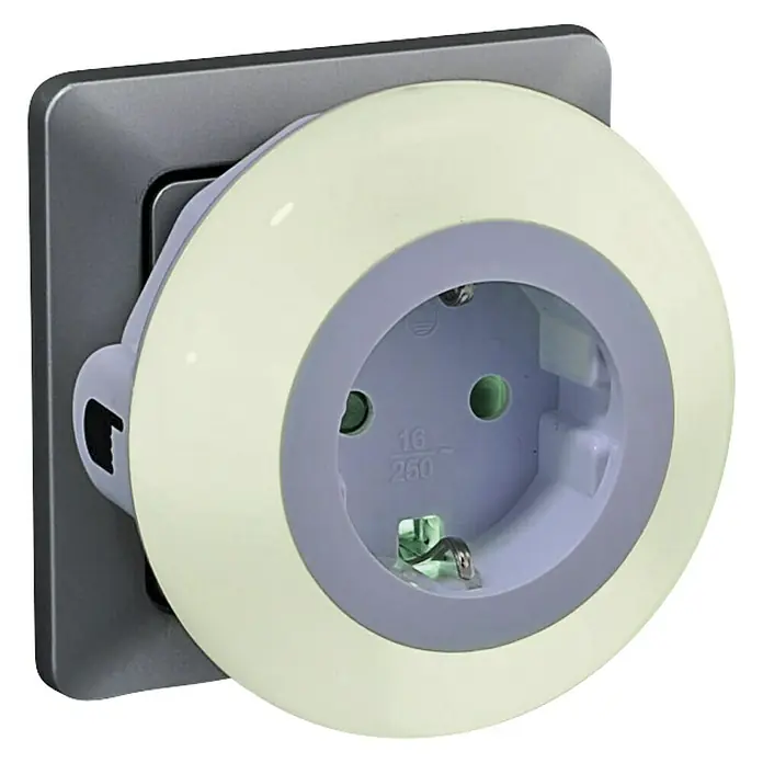 LeuchtenDirekt LED-Nachtlicht - 0,6 W, Durchmesser: 8 cm, Warmweiß