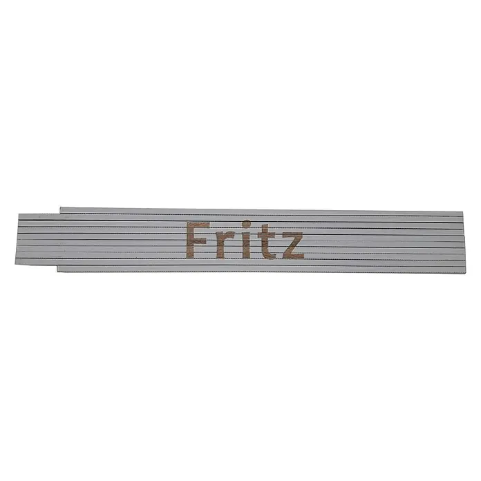 Heka Zollstock - Aufdruck: Fritz, Länge: 2 m, Weiß