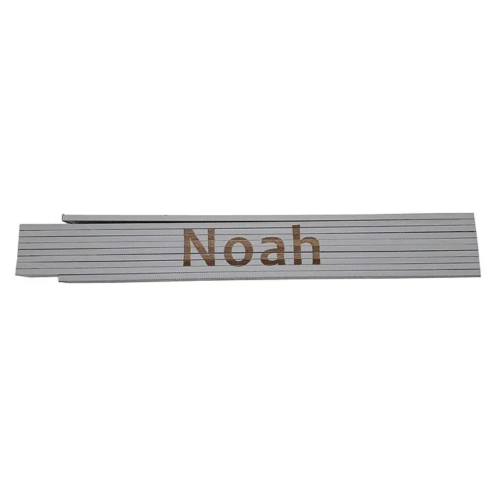 Heka Zollstock - Aufdruck: Noah, Länge: 2 m, Weiß