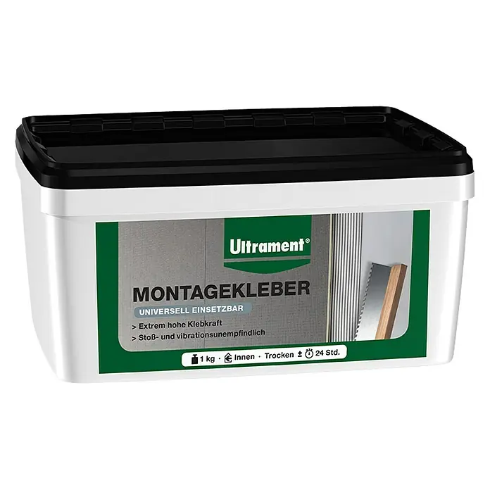 Ultrament Montažno ljepilo Do it - 1 kg, Bez otapala - Pogled sprijeda