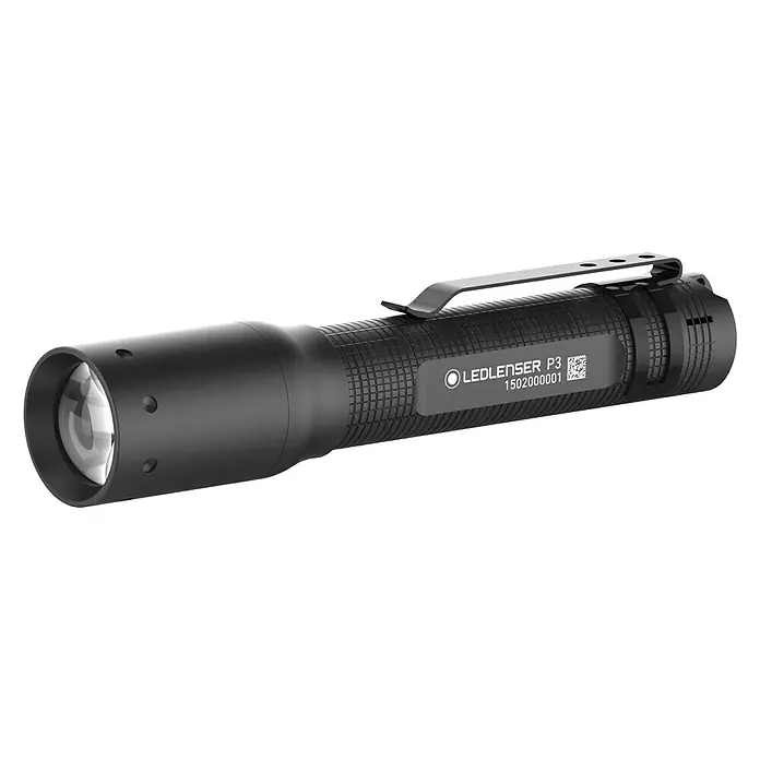 Ledlenser Taschenlampe P3 - LED, 25 lm, Aluminium, Batteriebetrieben - Vorderansicht