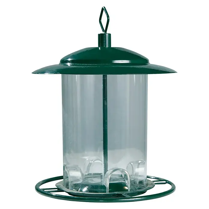 Windhager Vogelfutterhaus Compact - 17,5 x 22,5 cm, Grün